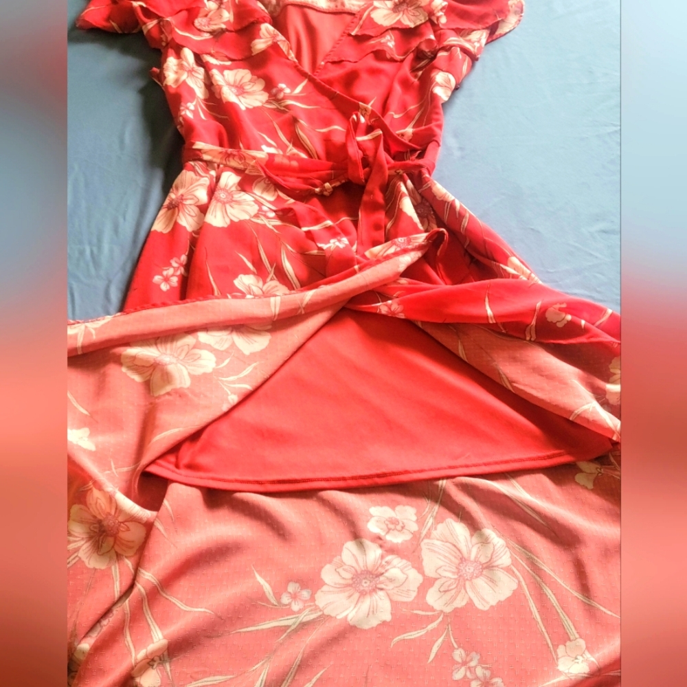 Maurice's Floral Wrap Dress